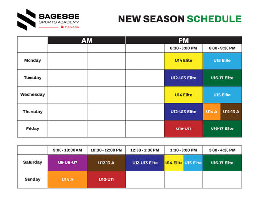 Schedule Aug-Dec 2025
